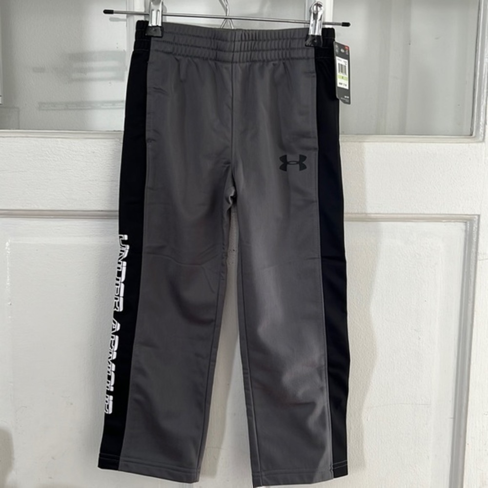 New Kids Under Armour Youth Sweat Pant Grey/Black (K4)